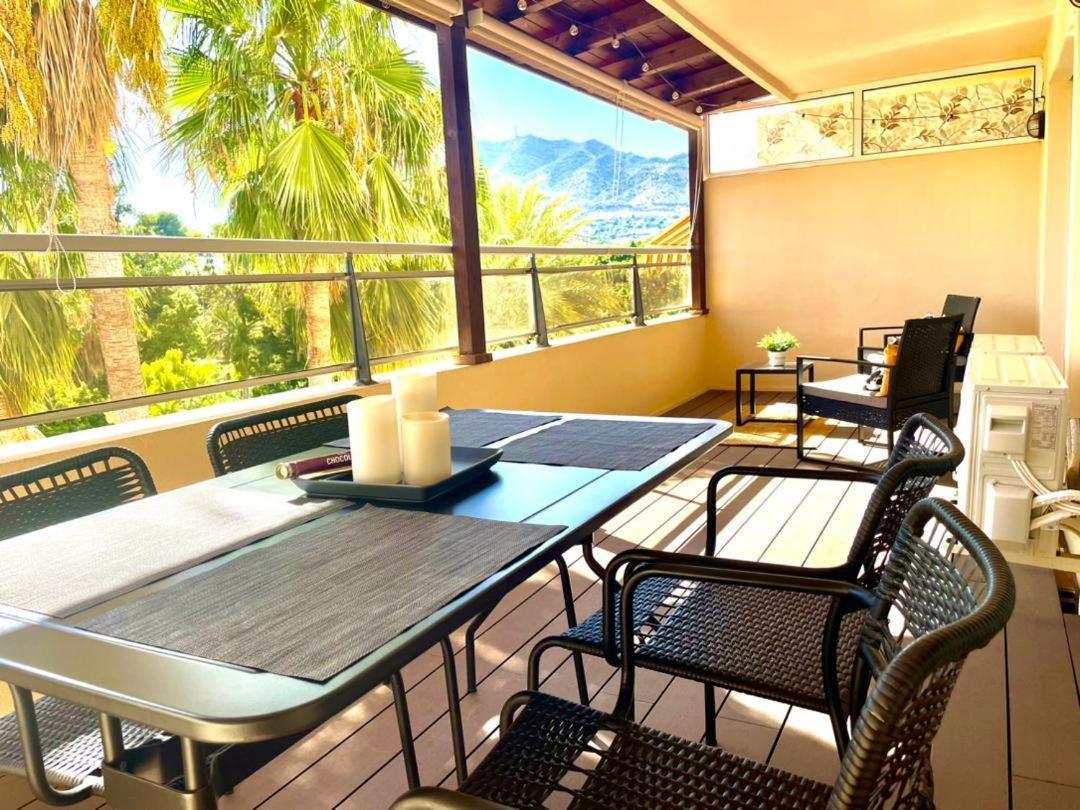 Calido Apartamento Con Gran Terraza Y Vistas A 600 Metros Del Mar Benalmádena Exterior photo